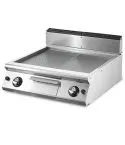 Grill pe gaz cu placa striata, de banc, 695x610 mm