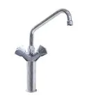 Robinet monobloc pe coloana 200 mm cu gat in U