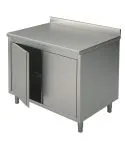 Masa tip dulap, cu rebord, 2 usi batante, 800x600 mm