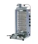 Gratar electric pentru kebab, 3 zone de incalzire, motor superior, 70 kg