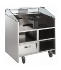Statie mobila live-cooking Libero Point Electrolux Professional. Adecvat pentru 2 aparate din gama Libero HP