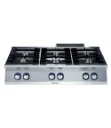 Masina de gatit Electrolux Professional cu 6 arzatoare (5,5 kW fiecare), alimentare gaz, de banc