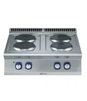 Masina de gatit Electrolux Professional cu 4 plite (2,6 kW fiecare), alimentare electrica, de banc