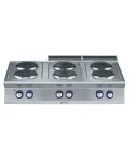 Masina de gatit Electrolux Professional cu 6 plite (2,6 kW fiecare), alimentare electrica, de banc