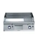 Gratar de banc Electrolux Professional cu placa 2/3 neteda si 1/3 striata din crom, alimentare gaz, modul complet, control prin termostat