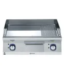 Gratar de banc   Electrolux Professional cu placa 2/3 neteda si 1/3 striata din crom, alimentare electrica, modul complet, control prin termostat