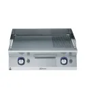 Grill pe gaz Electrolux Professional, de banc, placa neteda si placa nervurata