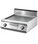 Gratar electric cu placa striata, de banc, 670x530 mm