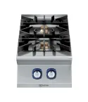 Masina de gatit cu 2 arzatoare (6 kW fiecare) Electrolux Professional, alimentare gaz, de banc