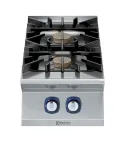 Masina de gatit cu 2 arzatoare (10kW fiecare) Electrolux Professional, alimentare gaz, de banc