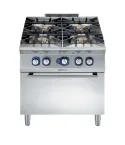 Masina de gatit cu 4 arzatoare (10 kW fiecare) Electrolux Professional, alimentare pe gaz, si cuptor alimentare pe gaz (8,5 kW)