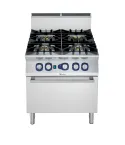 Masina de gatit cu 4 arzatoare (1x10 kW, 3x6 kW) Electrolux Professional, alimentare gaz, si cuptor alimentare pe gaz cu convectie (10,5 kW)