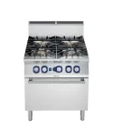 Masina de gatit cu 4 arzatoare (10 kW fiecare) Electrolux Professional, alimentare gaz, si cuptor alimentare pe gaz cu convectie (10,5 kW)