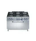 Masina de gatit cu 6 arzatoare (10 kW fiecare) Electrolux Professional, alimentare gaz, si cuptor mare cu alimentare pe gaz (12 kW)