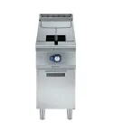 Friteuza alimentare gaz Electrolux Professional, 15 litri, cu o cuva in forma de „V” (arzatoare externe) si 1 cos