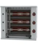 Grill electric pentru pui, 3 tepuse pentru 9 pui