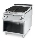 Grill pe gaz cu roca vulcanica, 740x515 mm