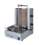 Gratar electric pentru kebab, 2 zone de incalzire, motor inferior, 30 kg