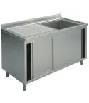 Spalator inchis cu cuva dreapta si usi glisante, 1400x600 mm