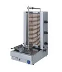 Gratar electric pentru kebab, 3 zone de incalzire, motor inferior, 70 kg