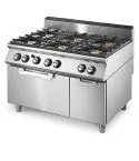 Masina de gatit, 6 arzatoare, cuptor static pe gaz, dulap inchis