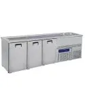 Modul refrigerat de servire, 2 cuva pe dreapta, 3 usi pentru butoaie 50 l