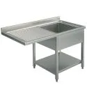 Spalator 1 cuva cu picurator suspendat stanga, 1400x700 mm