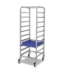 Carucior cosuri farfurii, capacitate 10 cosuri
