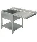 Spalator 1 cuva, picurator suspendat dreapta, 1400x600 mm