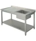 Spalator cu 1 cuva, 1000x600 mm, picurator pe stanga