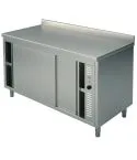Masa calda tip dulap, cu rebord, 1200x600 mm