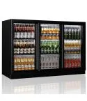 Frigider bar, 3 usi de sticla, 320 litri
