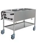 Carucior bain-marie, 3 GN1/1, h=150 mm