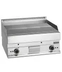 Grill electric cu placa neteda cromata, de banc, 695x520 mm