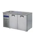 Modul refrigerat de servire, 1 cuva pe stanga, 2 usi pentru butoaie 50 l