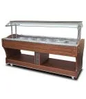 Bufet bain-marie model insula, 6xHN1/1
