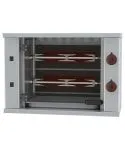 Grill electric pentru pui, 2 tepuse pentru 6 pui