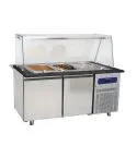 Modul cald pentru preparare, 2 usi, 4xGN1/1