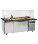 Modul refrigerat pentru preparare, 3 usi, 5xGN1/1