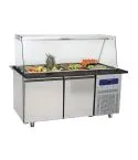 Modul refrigerat pentru preparare, 2 usi, 4xGN1/1
