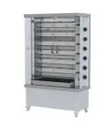 Grill electric pentru pui, 6 tepuse pentru 30 pui