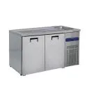 Modul refrigerat de servire, 1 cuva pe dreapta, 2 usi pentru butoaie 50 l