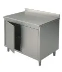 Masa tip dulap, cu rebord, 2 usi batante,  800x700 mm