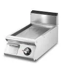 Grill electric cu placa neteda cromata, de banc, 335x530 mm