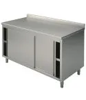 Masa tip dulap cu usi glisante, cu rebord,  1200x700 mm