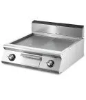 Grill electric cu placa striata, de banc,  695x610 mm