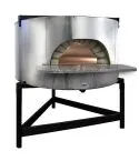 Cuptor pizza pe lemne, capacitate vatra 1,54 m, fatada inox