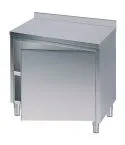 Masa tip dulap, cu rebord, 1 usa batanta, 600x600 mm