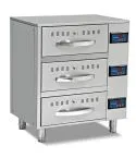 Modul sertar incalzit, 3 sertare GN1/1