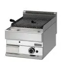 Grill gaz cu roca vulcanica, de banc
